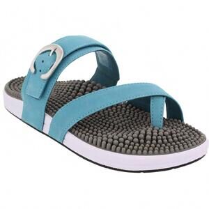 NEW KENKOH women's aura-v sandal in teal